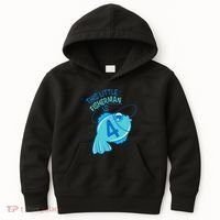 4th Birthday Fishing Fish 4 Year Old Kids Hoodie thumb 0