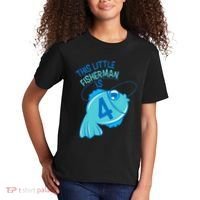 4th Birthday Fishing Fish 4 Year Old Kids T-Shirt thumb 2