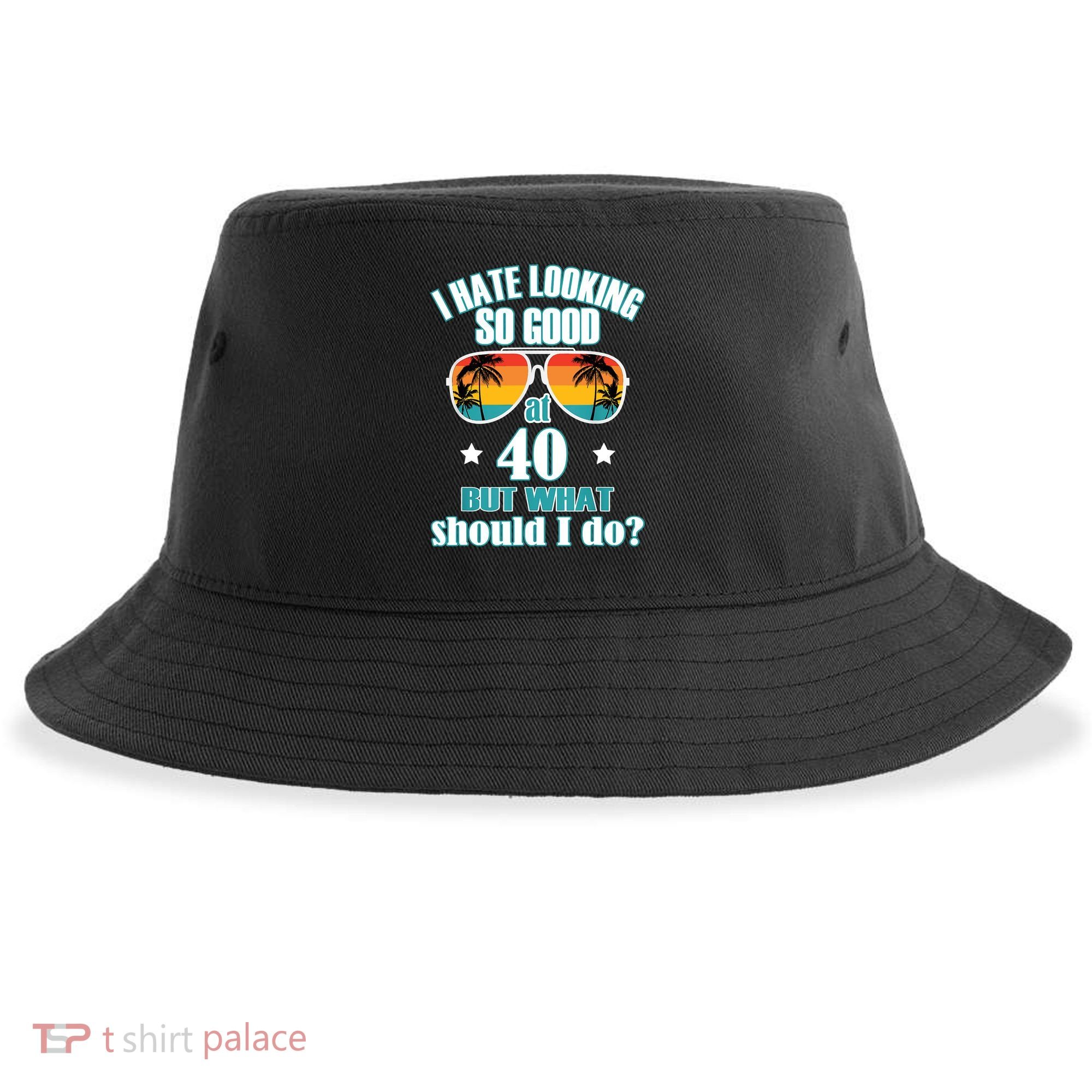 40th Birthday For Men Women 40th Anniversary Sustainable Bucket Hat