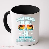 40th Birthday For Men Women 40th Anniversary Coffee Mug thumb 0
