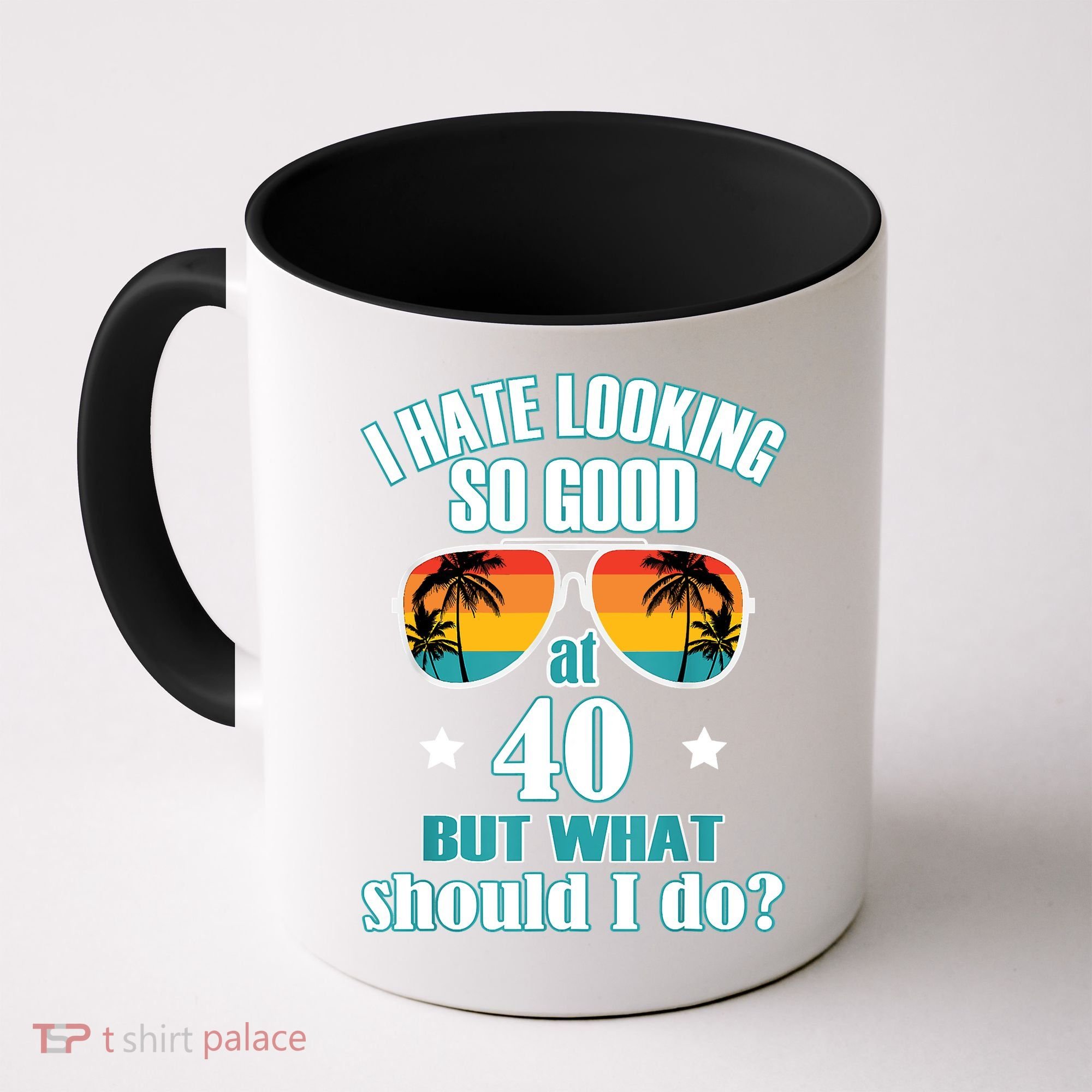40th Birthday For Men Women 40th Anniversary Coffee Mug