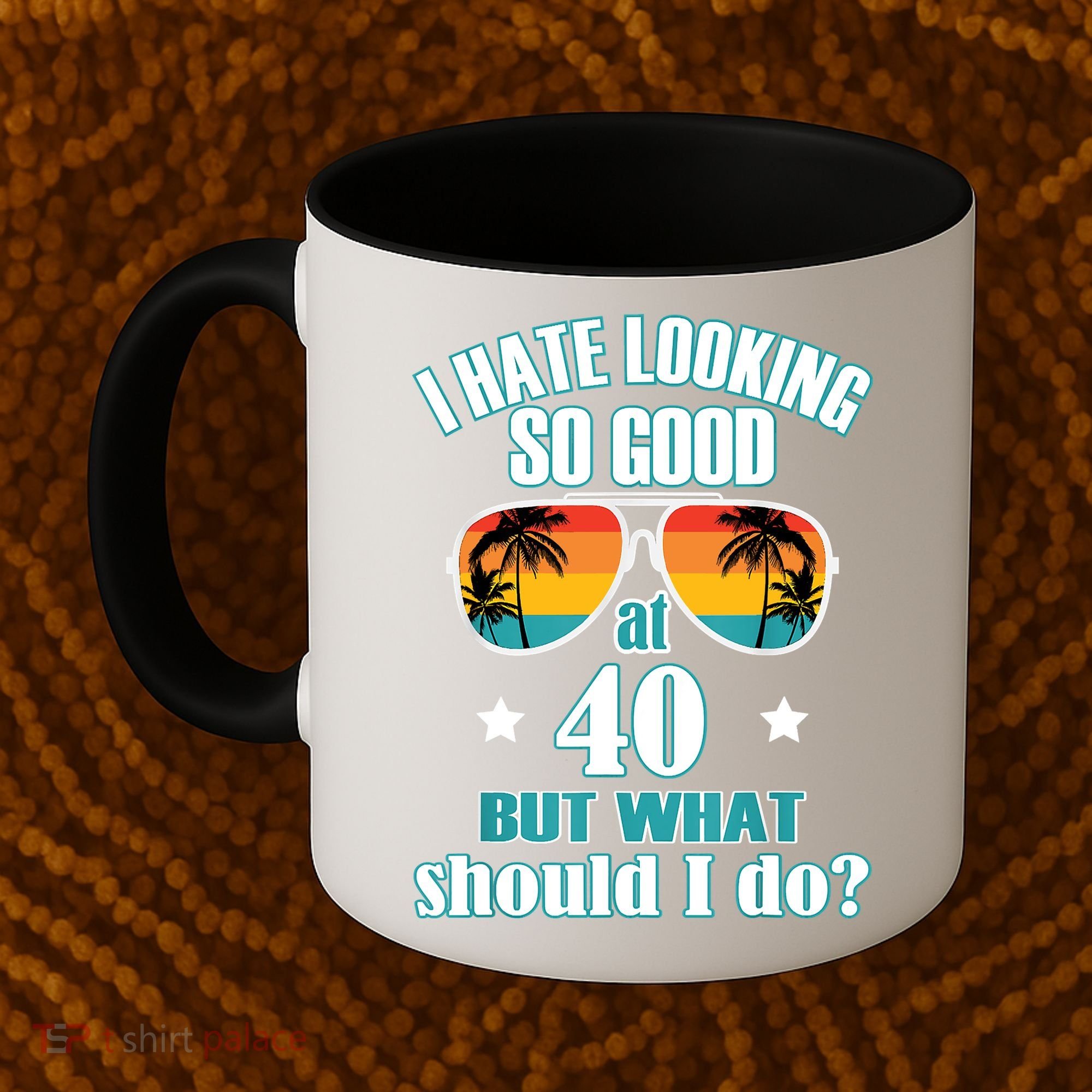 40th Birthday For Men Women 40th Anniversary Coffee Mug