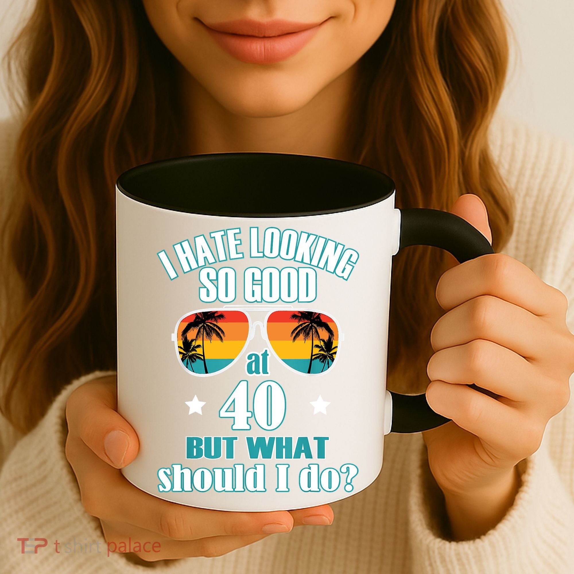 40th Birthday For Men Women 40th Anniversary Coffee Mug