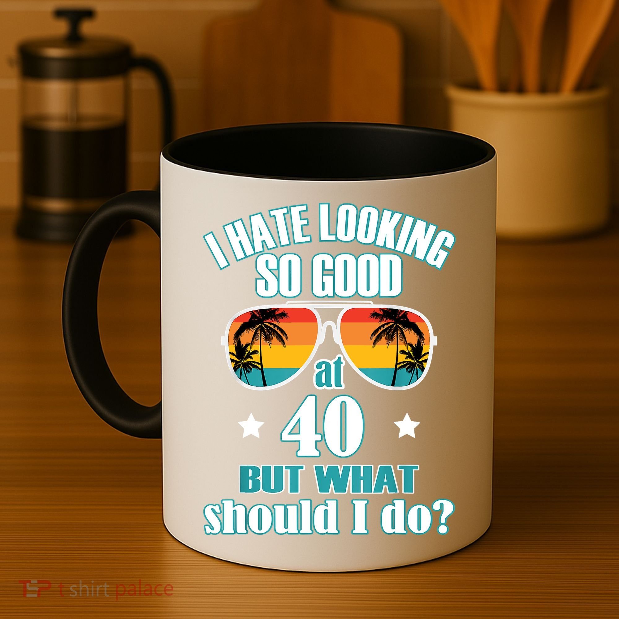 40th Birthday For Men Women 40th Anniversary Coffee Mug