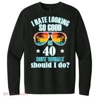 40th Birthday For Men Women 40th Anniversary V.I.T. Fleece Crew Sweatshirt thumb 0