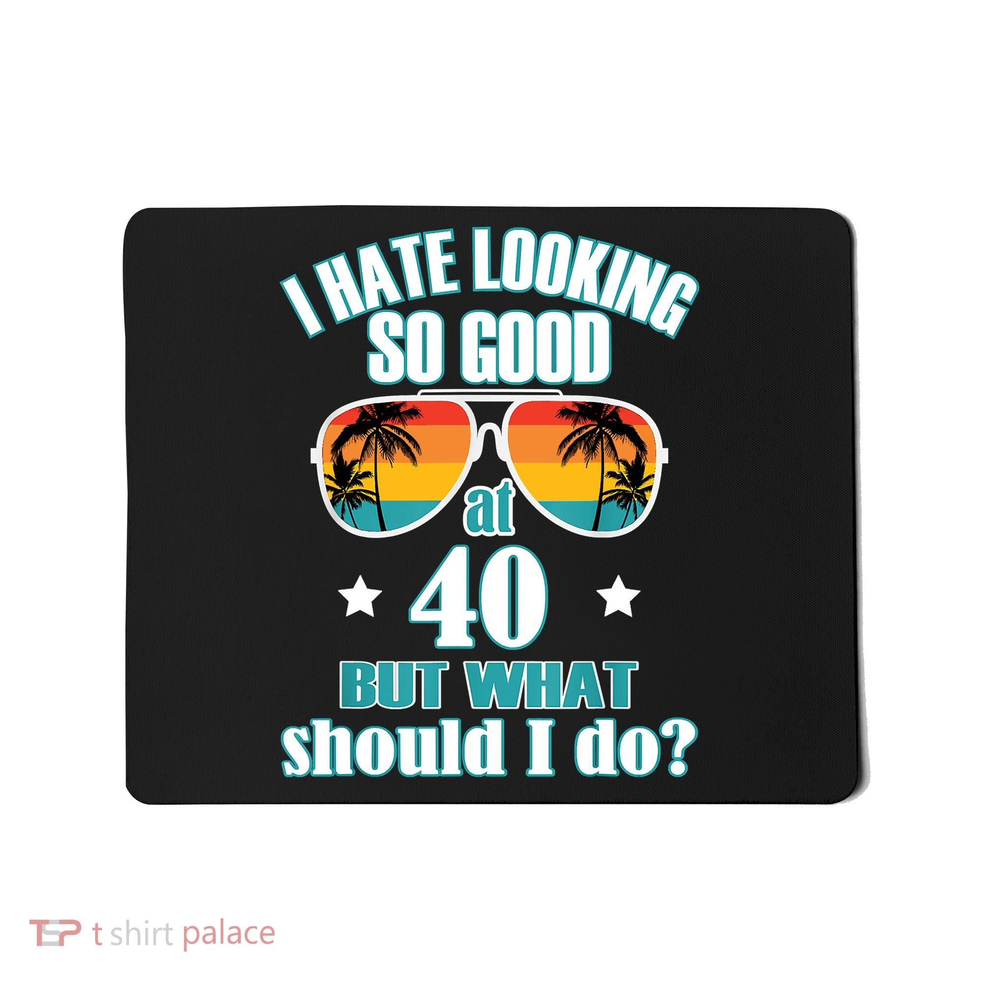 40th Birthday For Men Women 40th Anniversary Mousepad