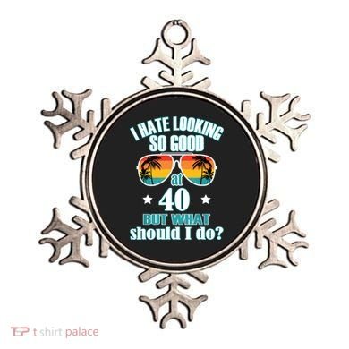 40th Birthday For Men Women 40th Anniversary Ornament
