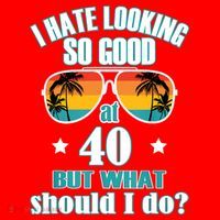 40th Birthday For Men Women 40th Anniversary Santa Hat thumb 1