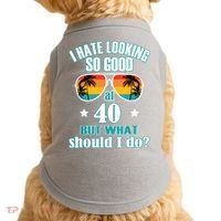40th Birthday For Men Women 40th Anniversary Doggie Tank thumb 0