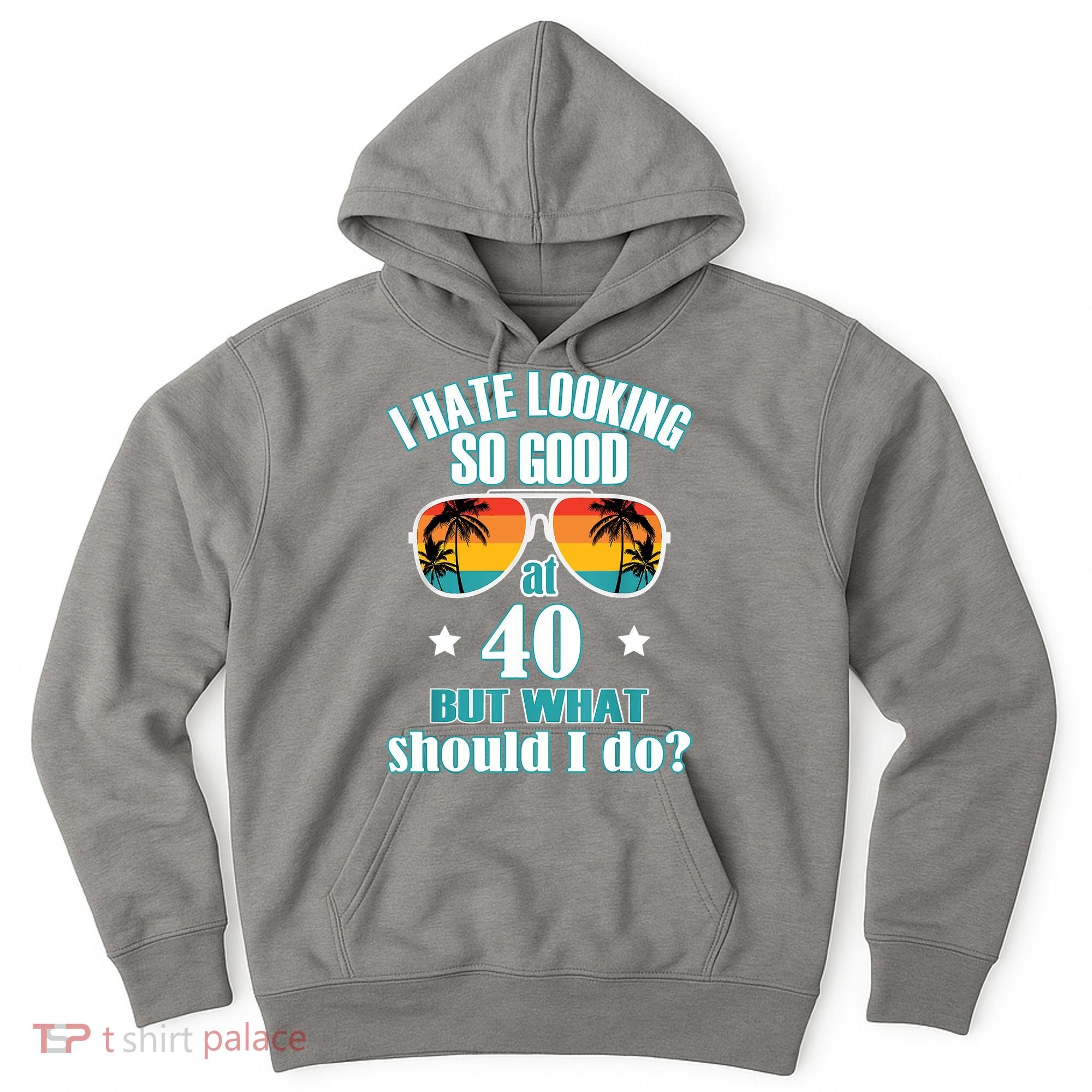 40th Birthday For Men Women 40th Anniversary Hoodie