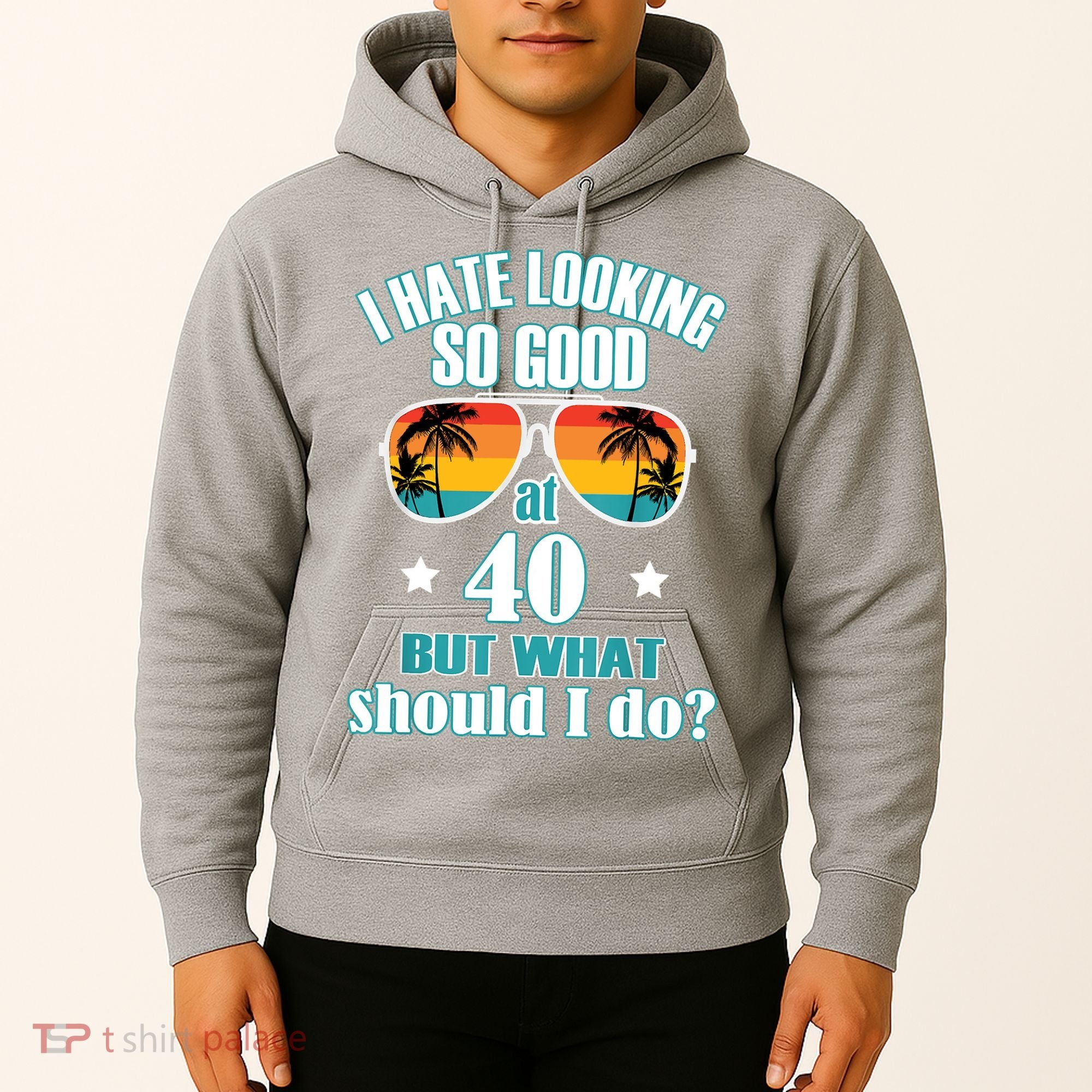 40th Birthday For Men Women 40th Anniversary Hoodie