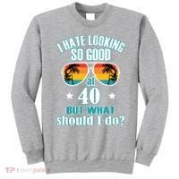 40th Birthday For Men Women 40th Anniversary Sweatshirt thumb 0