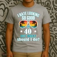 40th Birthday For Men Women 40th Anniversary T-Shirt thumb 3