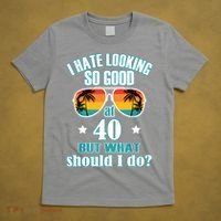 40th Birthday For Men Women 40th Anniversary T-Shirt thumb 5