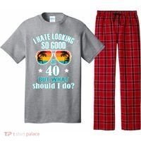 40th Birthday For Men Women 40th Anniversary Pajama Set thumb 0
