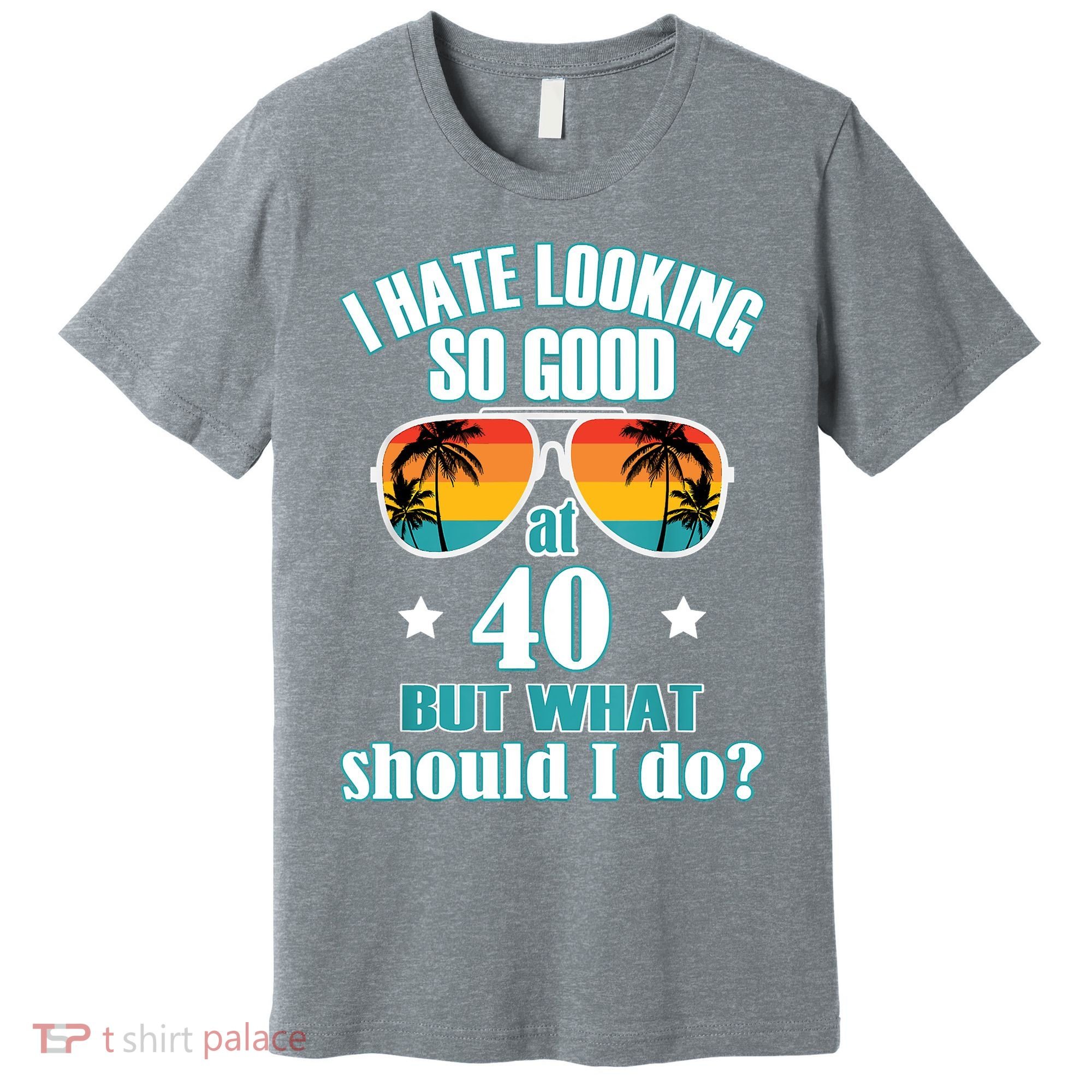 40th Birthday For Men Women 40th Anniversary Premium T-Shirt