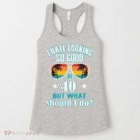 40th Birthday For Men Women 40th Anniversary Women's Tank Top thumb 0