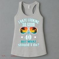 40th Birthday For Men Women 40th Anniversary Women's Tank Top thumb 3