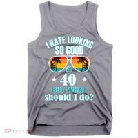 40th Birthday For Men Women 40th Anniversary Tank Top thumb 0