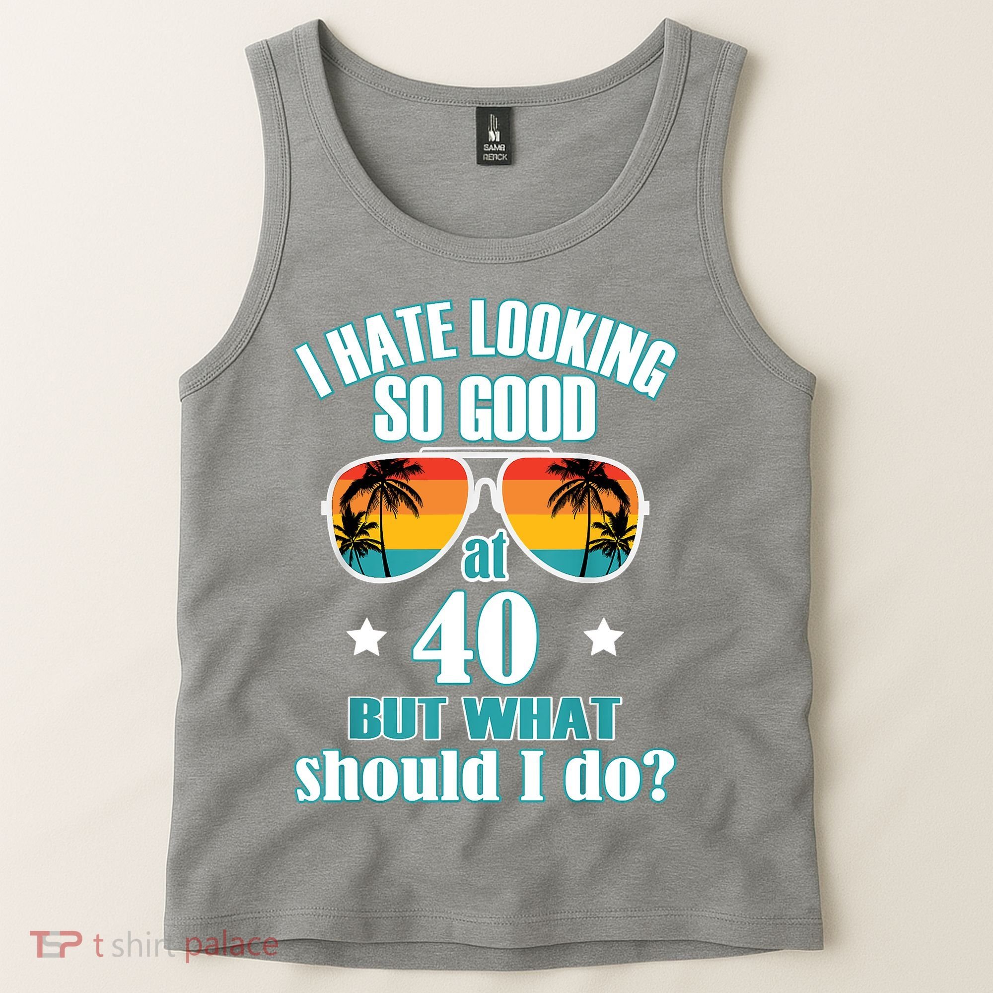 40th Birthday For Men Women 40th Anniversary Tank Top