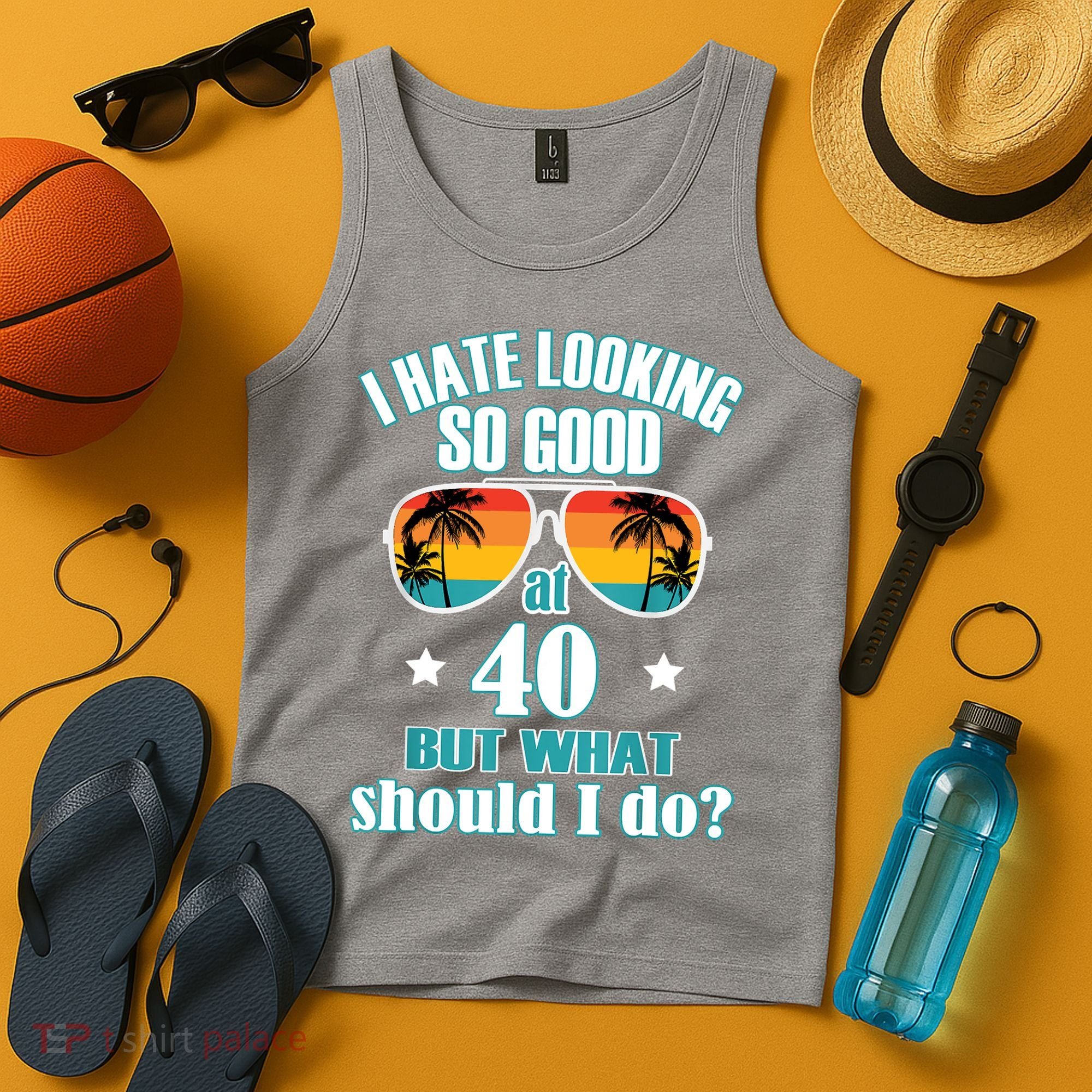 40th Birthday For Men Women 40th Anniversary Tank Top