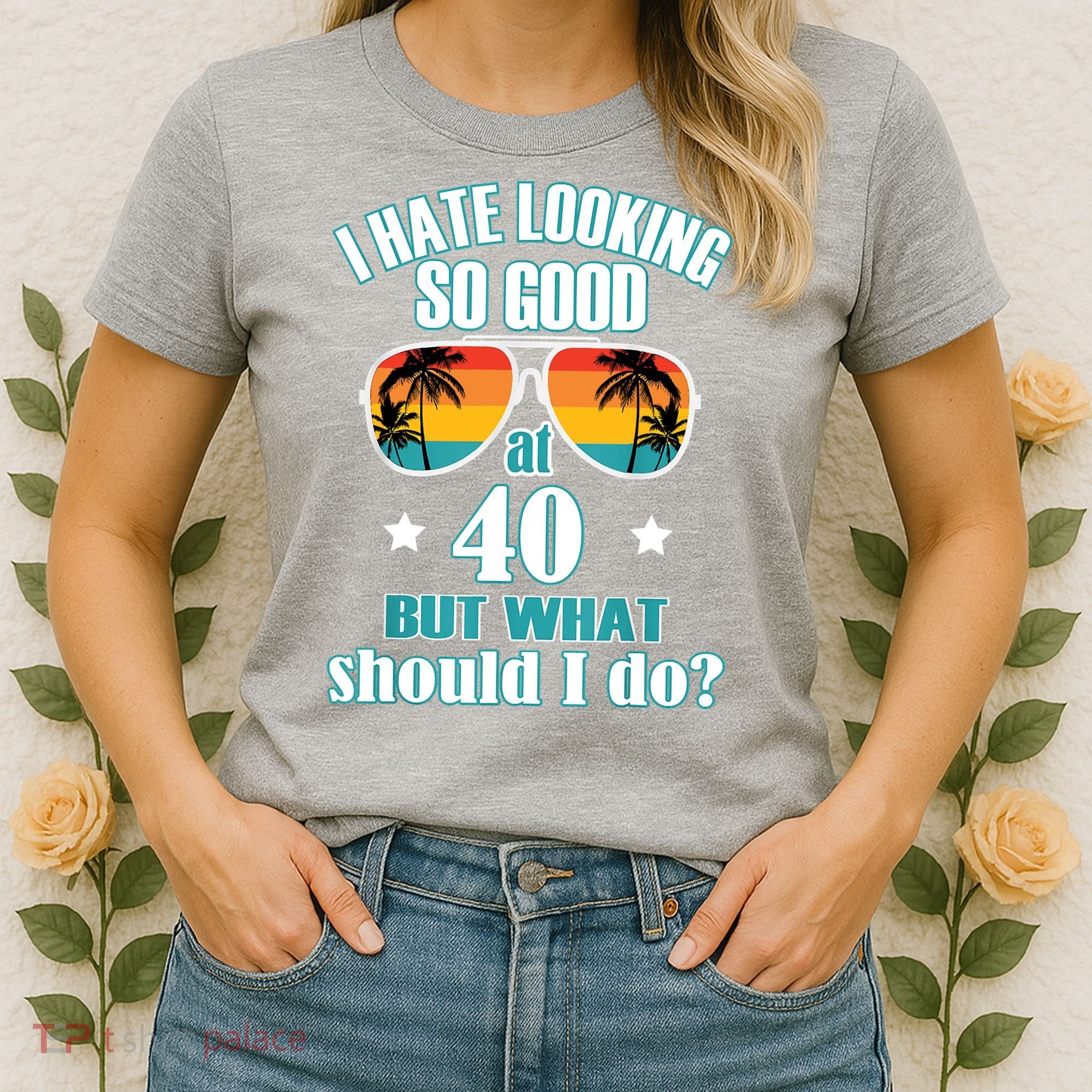 40th Birthday For Men Women 40th Anniversary Women's T-Shirt