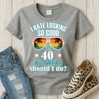 40th Birthday For Men Women 40th Anniversary Women's T-Shirt thumb 3