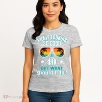 40th Birthday For Men Women 40th Anniversary Women's T-Shirt thumb 4