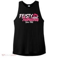40th Birthday Feisty And Fabulous Since 1986  Ladies PosiCharge Tri-Blend Wicking Tank thumb 0