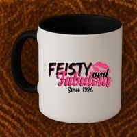40th Birthday Feisty And Fabulous Since 1986  Coffee Mug thumb 2