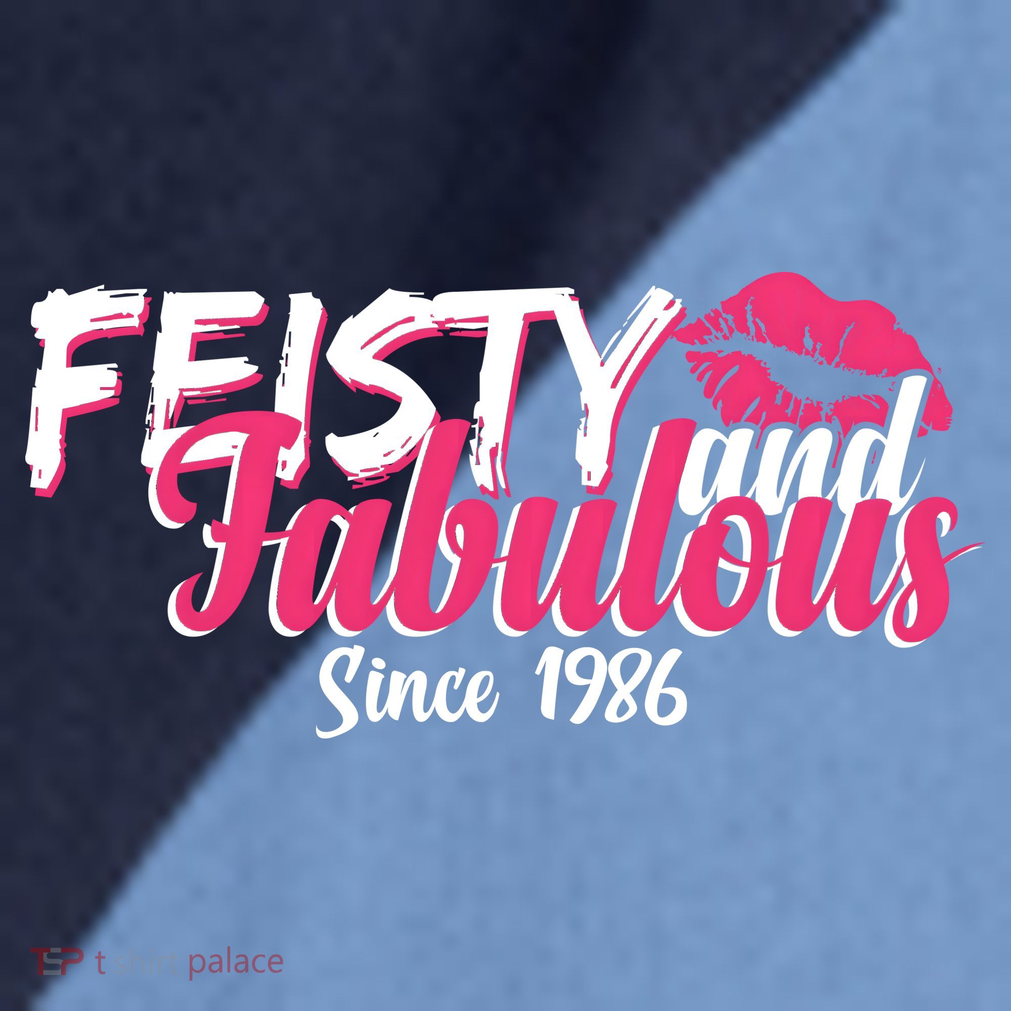 40th Birthday Feisty And Fabulous Since 1986  Raglan Baseball Sleeve Shirt