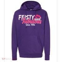 40th Birthday Feisty And Fabulous Since 1986  Hoodie thumb 0