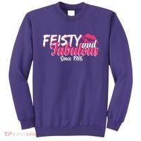 40th Birthday Feisty And Fabulous Since 1986  Sweatshirt thumb 0