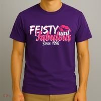 40th Birthday Feisty And Fabulous Since 1986  T-Shirt thumb 3