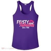40th Birthday Feisty And Fabulous Since 1986  Ladies PosiCharge Competitor Racerback Tank thumb 0
