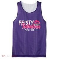 40th Birthday Feisty And Fabulous Since 1986  Mesh Reversible Basketball Jersey Tank thumb 0