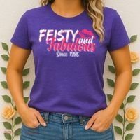 40th Birthday Feisty And Fabulous Since 1986  Women's T-Shirt thumb 2