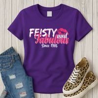 40th Birthday Feisty And Fabulous Since 1986  Women's T-Shirt thumb 3