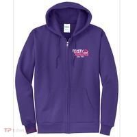40th Birthday Feisty And Fabulous Since 1986  Full Zip Hoodie thumb 0