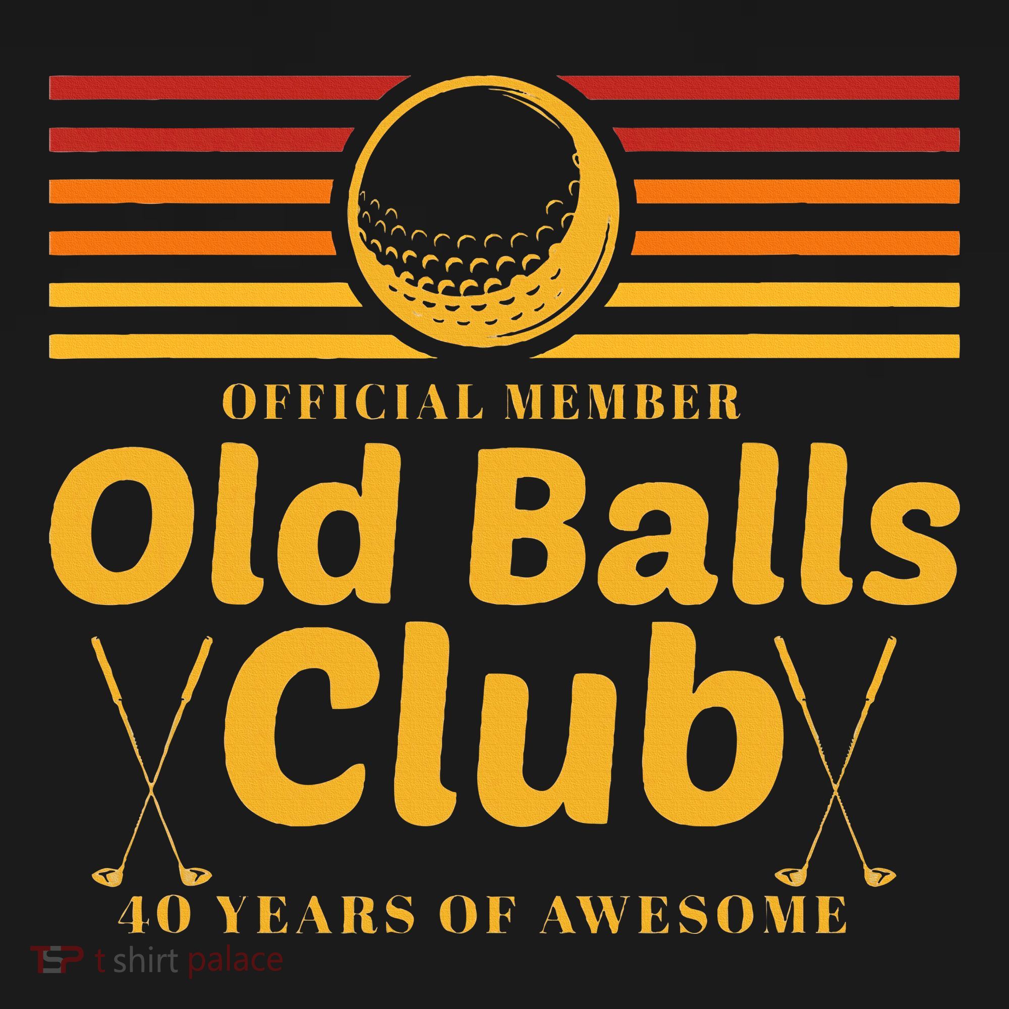 40th Birthday Funny Golf Old Balls Club Member Golfer Women's Hoodie