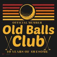 40th Birthday Funny Golf Old Balls Club Member Golfer Mousepad thumb 1