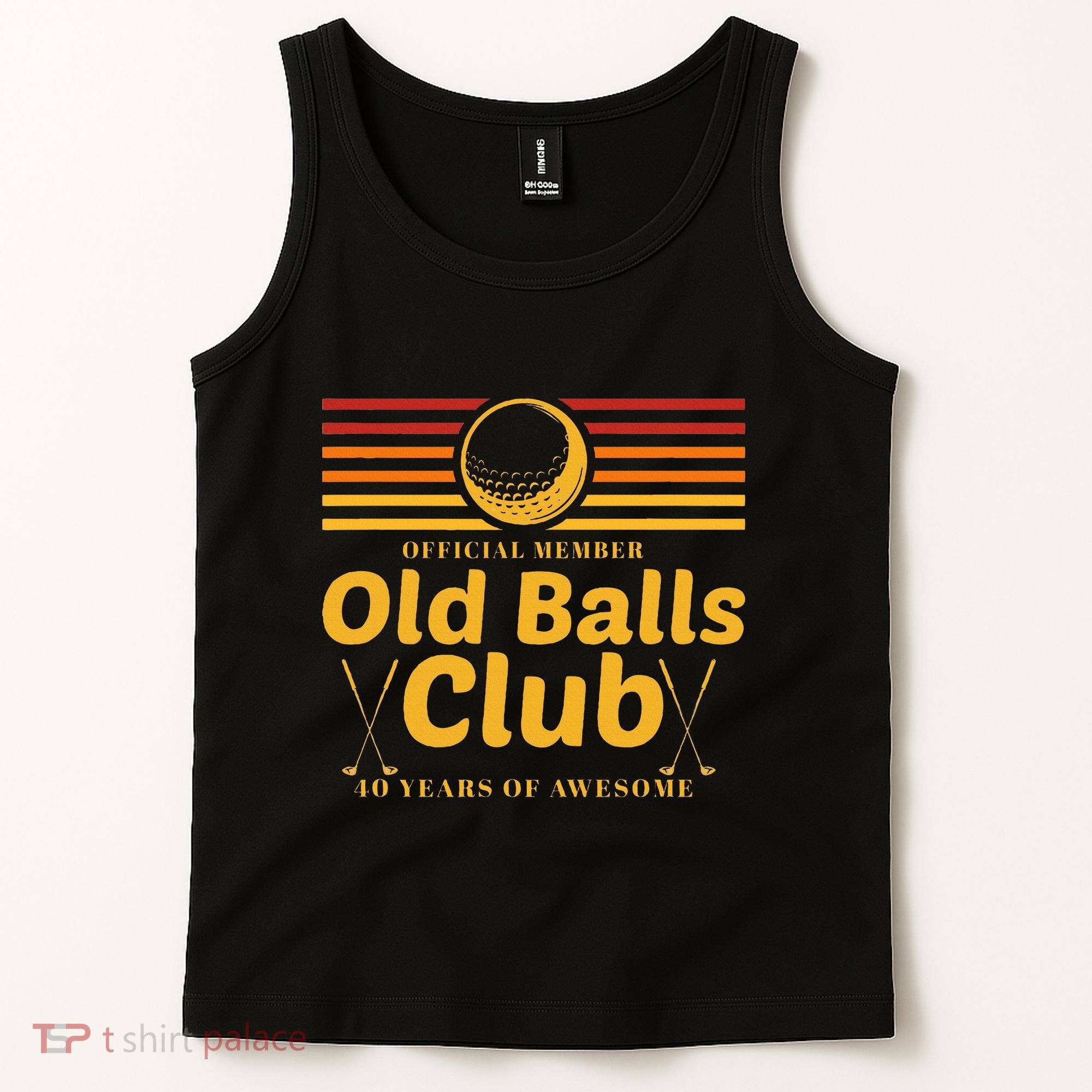 40th Birthday Funny Golf Old Balls Club Member Golfer Tank Top