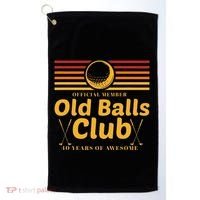 40th Birthday Funny Golf Old Balls Club Member Golfer Golf Towel thumb 0