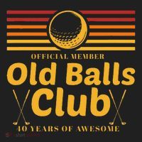40th Birthday Funny Golf Old Balls Club Member Golfer Golf Towel thumb 3