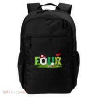 4th Birthday Golf Theme 4 Year Old Sport Party Backpack thumb 0