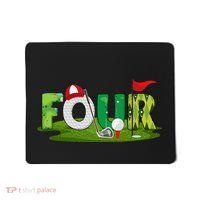 4th Birthday Golf Theme 4 Year Old Sport Party Mousepad thumb 0