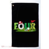 4th Birthday Golf Theme 4 Year Old Sport Party Golf Towel thumb 0