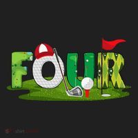 4th Birthday Golf Theme 4 Year Old Sport Party Golf Towel thumb 3