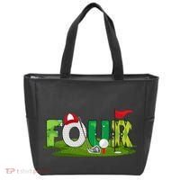 4th Birthday Golf Theme 4 Year Old Sport Party Tote Bag thumb 0