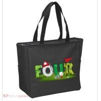 4th Birthday Golf Theme 4 Year Old Sport Party Tote Bag thumb 2